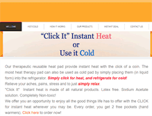 Tablet Screenshot of clickitinstantheat.com